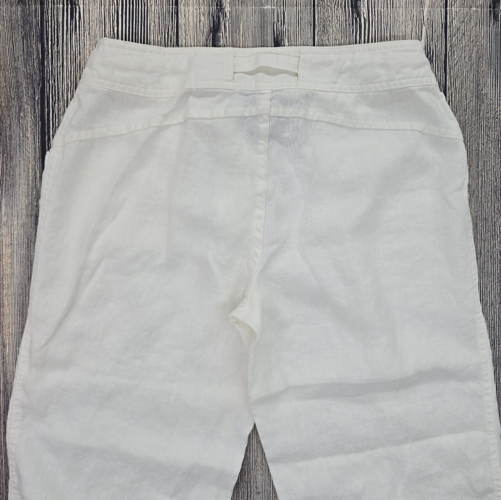 Athleta 100% Linen White Pants - Picture 8 of 9